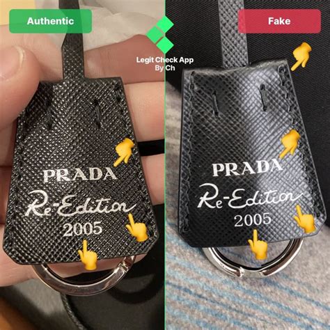 how to spot a fake prada re edition|prada purse fake.